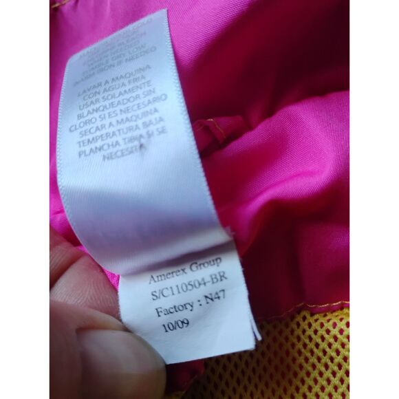 Carter's Girls Size 24 Months Bright Pink Hooded Windbreaker - Picture 8 of 8